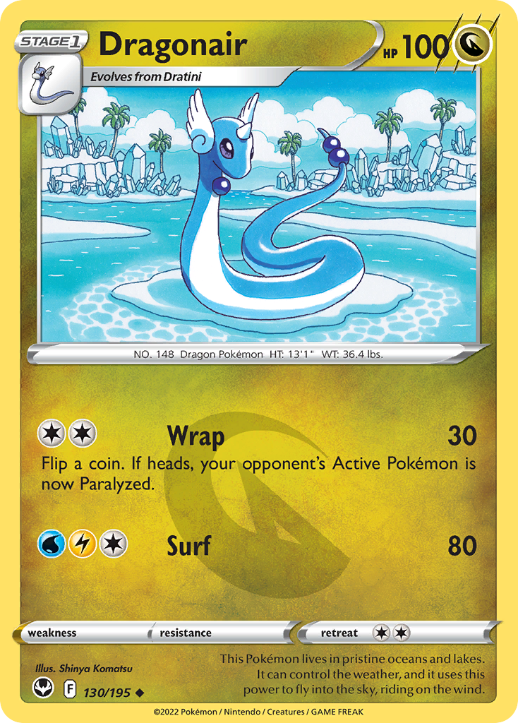 Dragonair - 130/195 - Silver Tempest SWSH12 - Uncommon