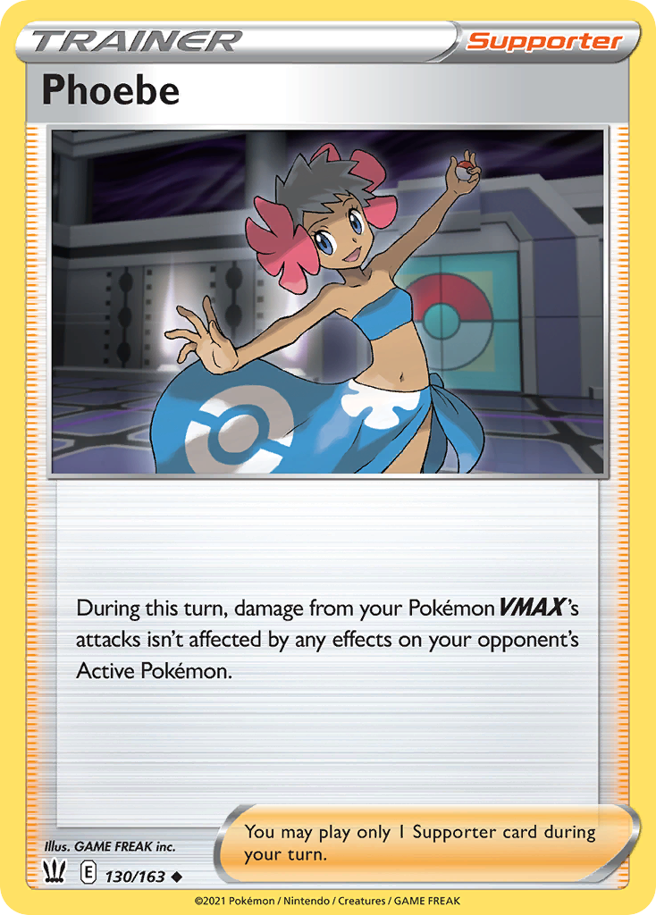 Phoebe - 130/163 - Battle Styles SWSH5 - Uncommon