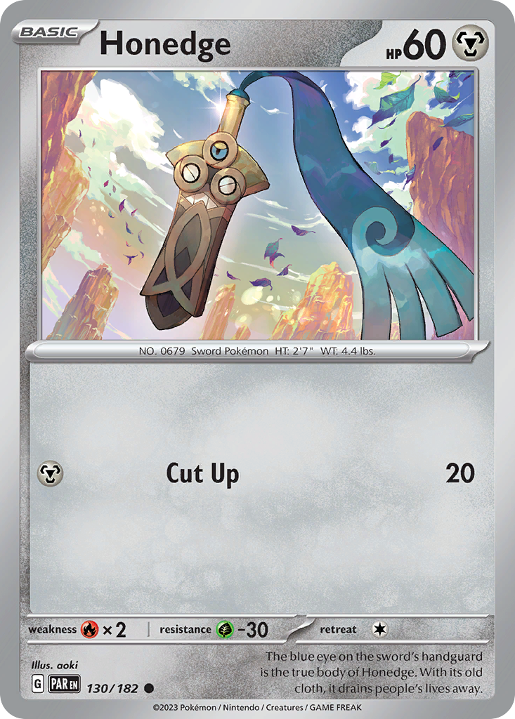 Honedge - 130/182 - Paradox Rift SV4 - Common