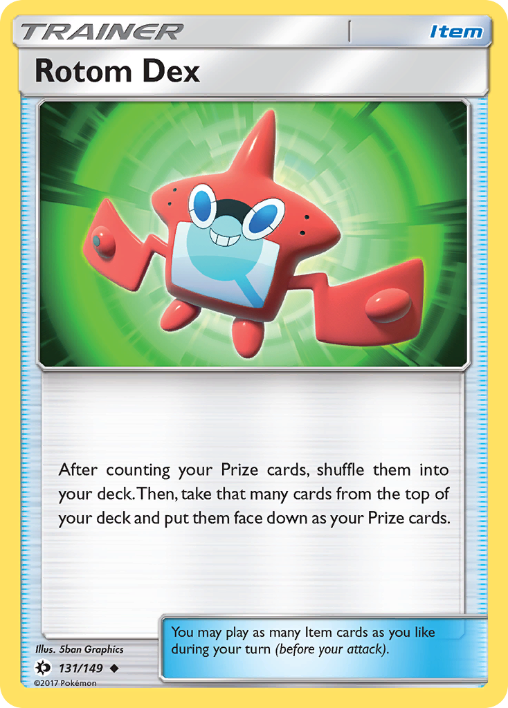 Rotom Dex - 131/149 - Sun & Moon SM1 - Uncommon