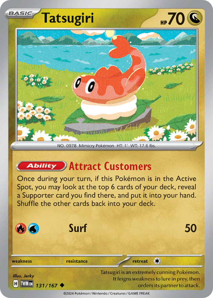Carta Pokémon Tatsugiri de Twilight Masquerade #131