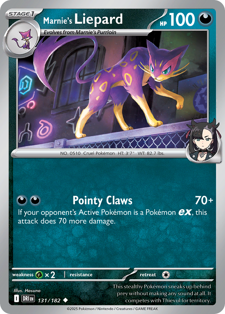 Marnie's Liepard - 131/182 - Destined Rivals SV10 - Uncommon