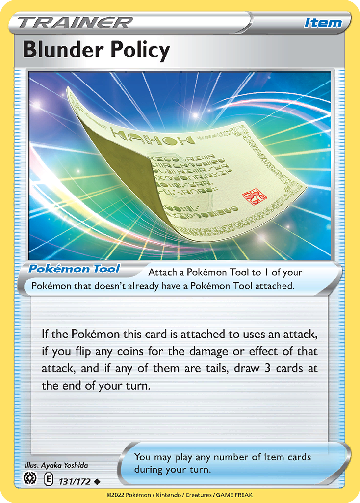 Blunder Policy - 131/172 - Brilliant Stars SWSH9 - Uncommon