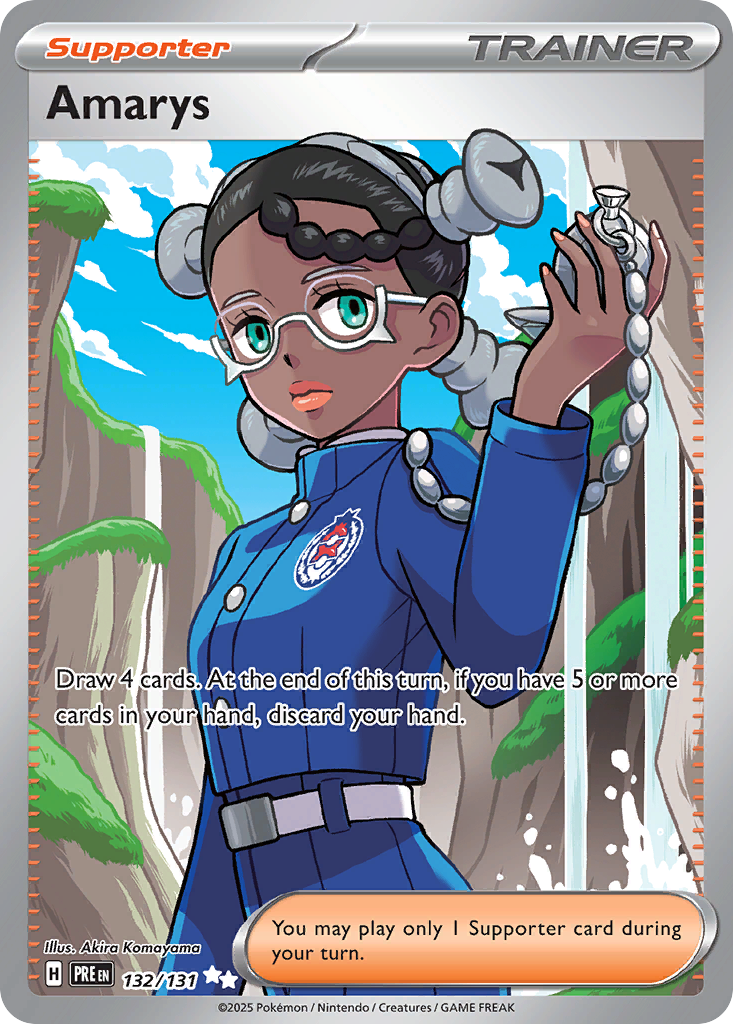 Amarys - 132/131 - Prismatic Evolutions SV8PT5 - Ultra Rare