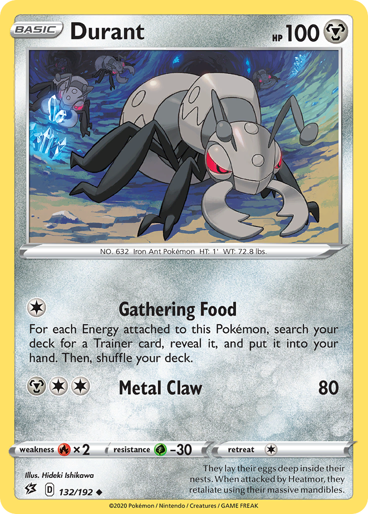 Durant - 132/192 - Rebel Clash SWSH2 - Uncommon