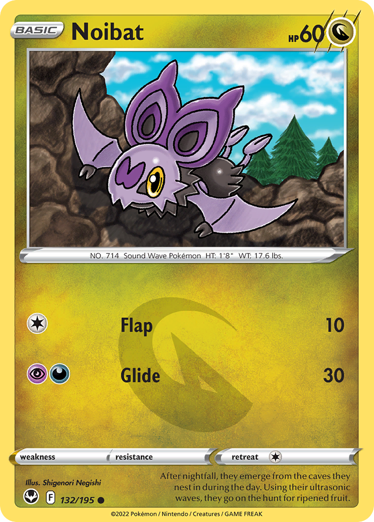 Noibat - 132/195 - Silver Tempest SWSH12 - Common