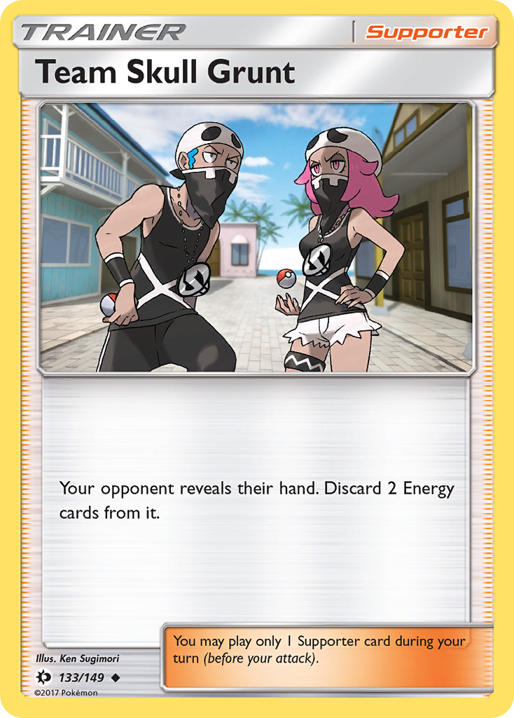 Team Skull Grunt - 133/149 - Sun & Moon SM1 - Uncommon