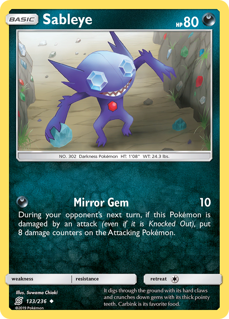 Sableye - 133/236 - Unified Minds SM11 - Uncommon