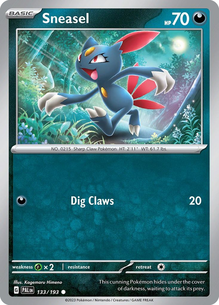 Sneasel - 133/193 - Paldea Evolved SV2 - Common