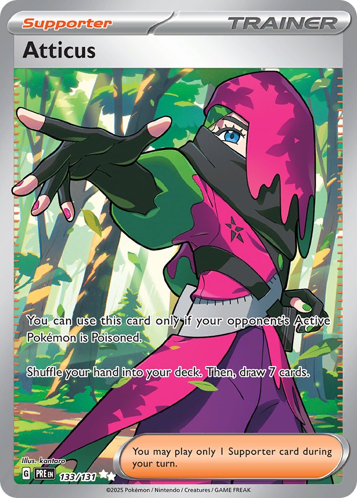 Atticus - 133/131 - Prismatic Evolutions SV8PT5 - Ultra Rare