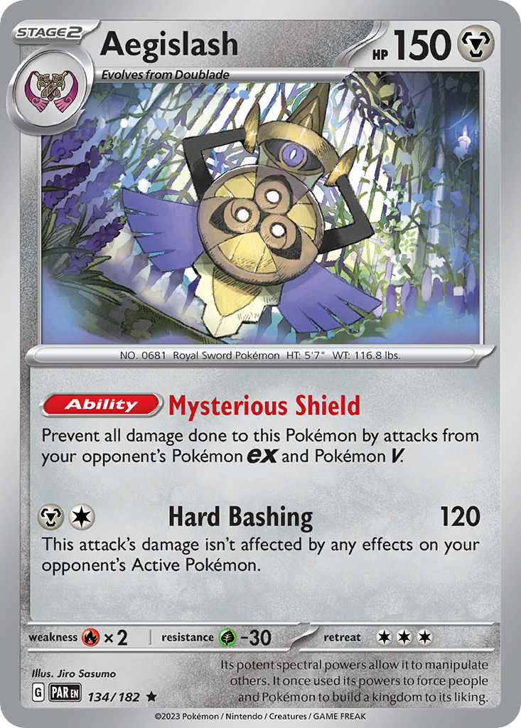 Aegislash - 134/182 - Paradox Rift SV4 - Rare
