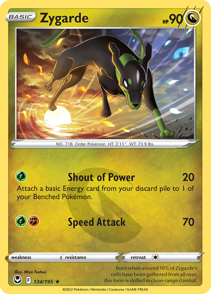 Zygarde - 134/195 - Silver Tempest SWSH12 - Rare