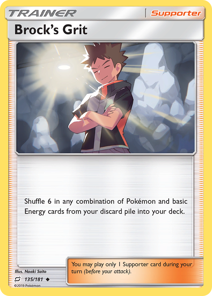 Brock's Grit - 135/181 - Team Up SM9 - Uncommon