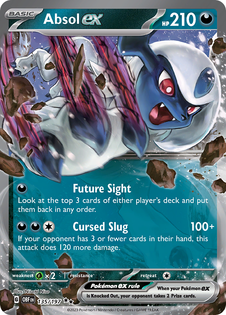 Absol ex - 135/197 - Obsidian Flames SV3 - Double Rare