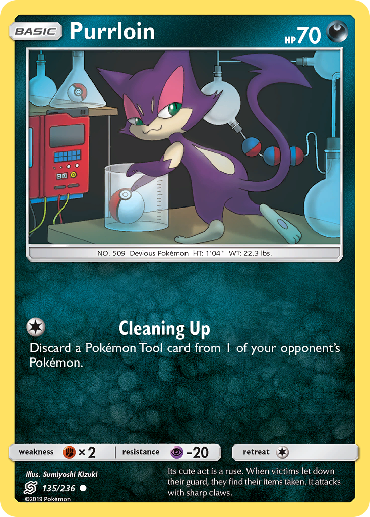 Purrloin - 135/236 - Unified Minds SM11 - Common
