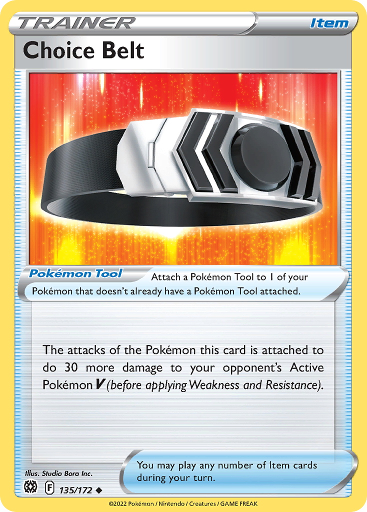 Choice Belt - 135/172 - Brilliant Stars SWSH9 - Uncommon