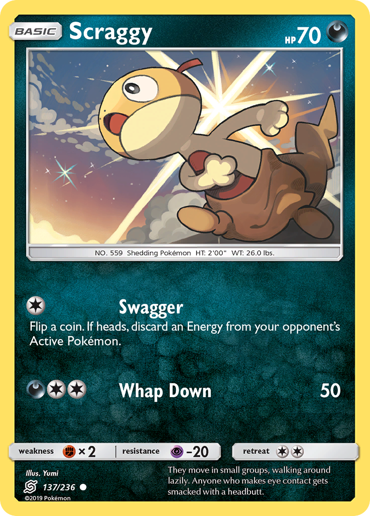 Scraggy - 137/236 - Unified Minds SM11 - Common