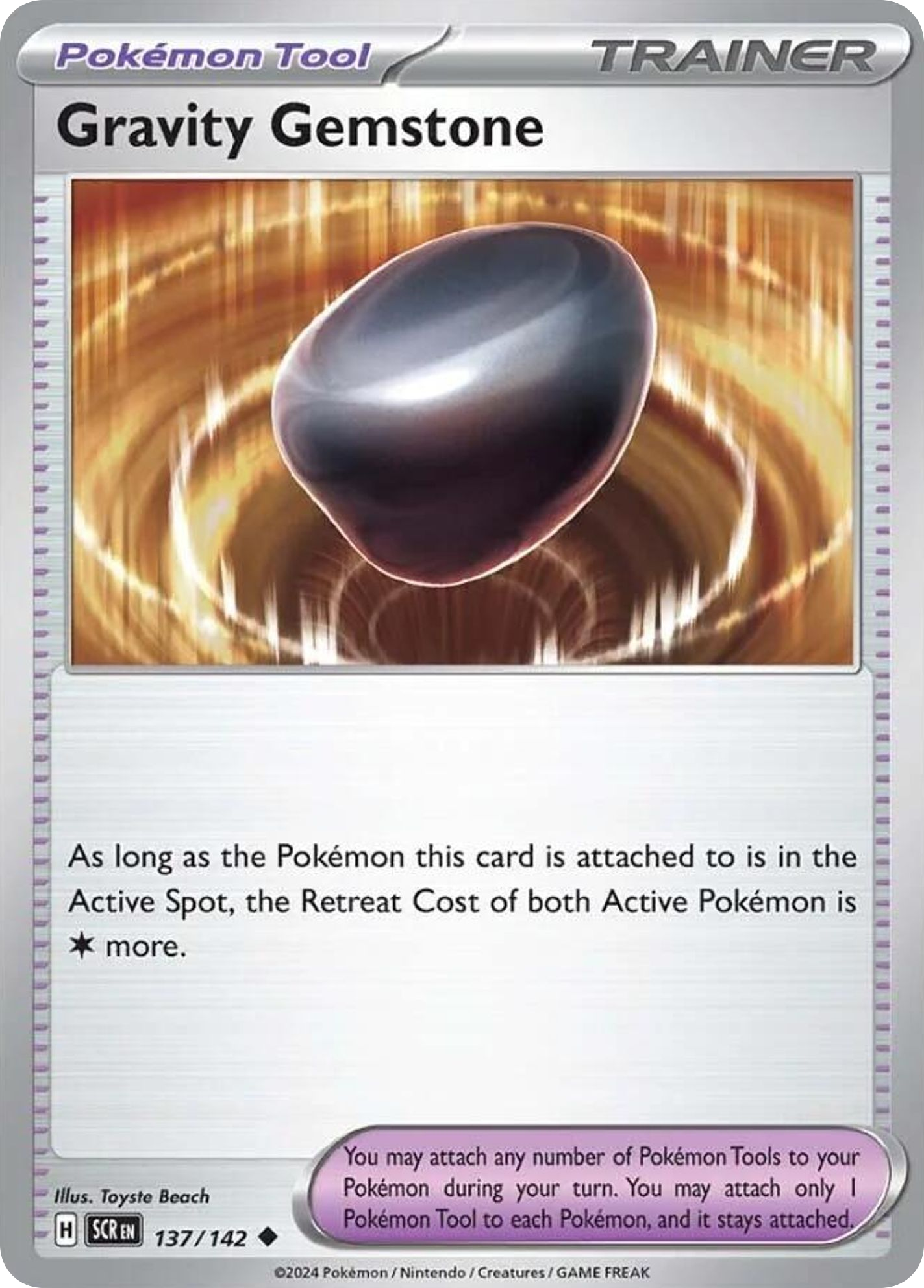 Gravity Gemstone - 137/142 - Stellar Crown SV7 - Uncommon