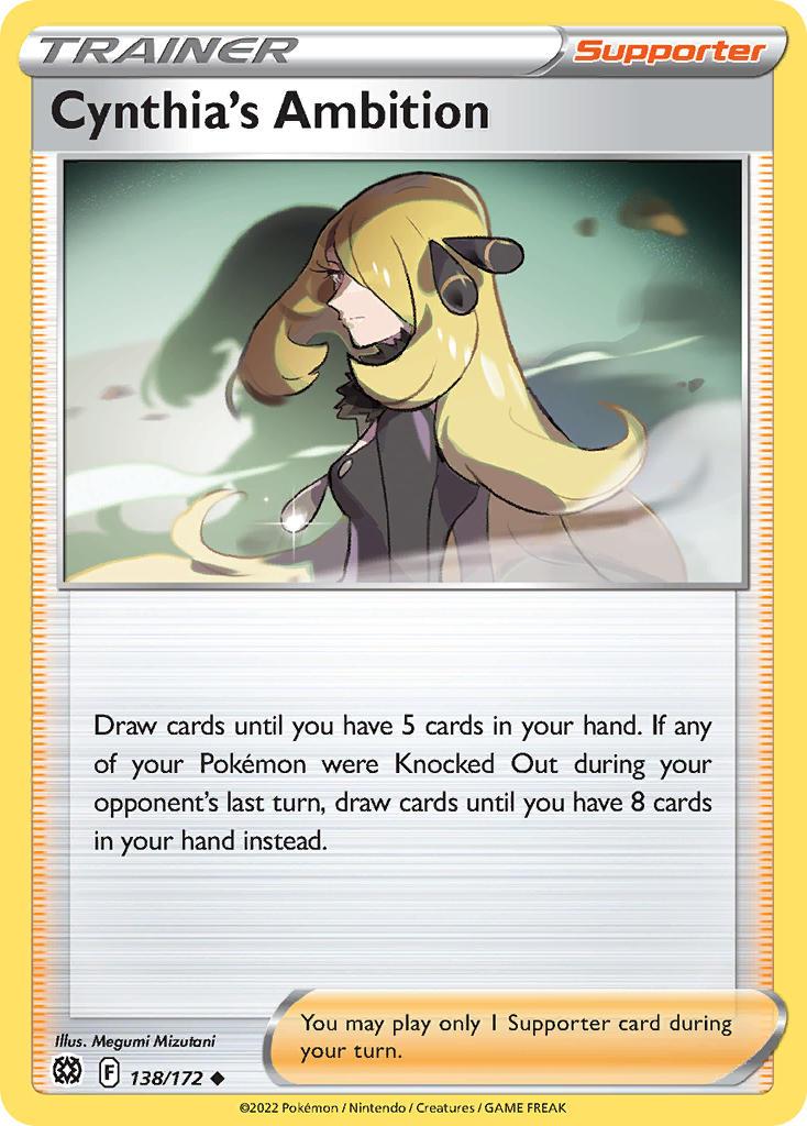Cynthia's Ambition - 138/172 - Brilliant Stars SWSH9 - Uncommon