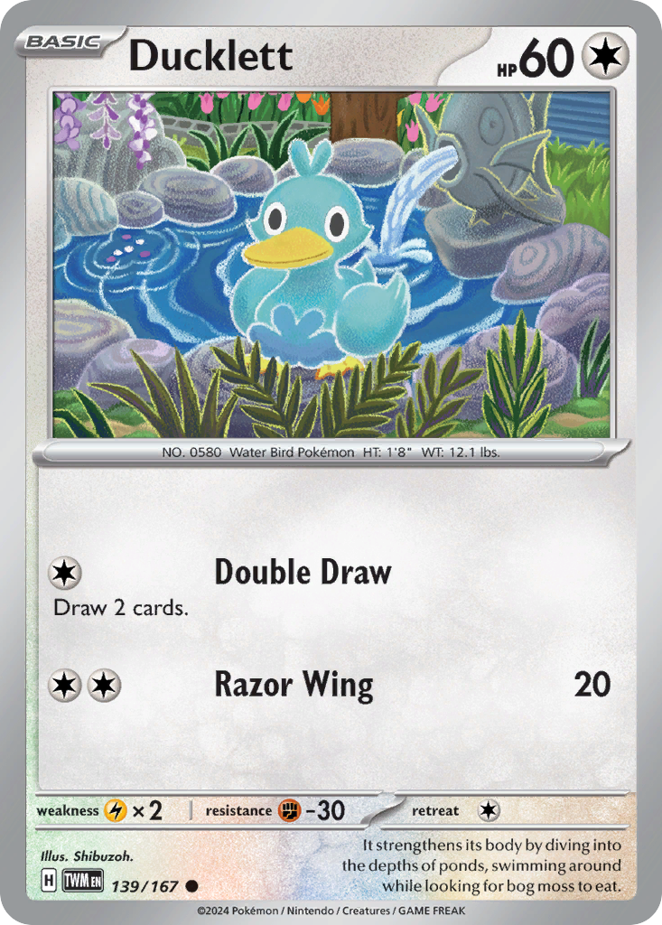 Ducklett - 139/167 - Twilight Masquerade SV6 - Common