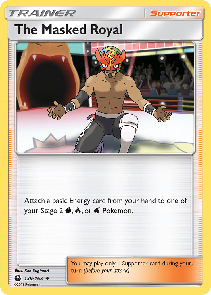 The Masked Royal - 139/168 - Celestial Storm SM7 - Uncommon
