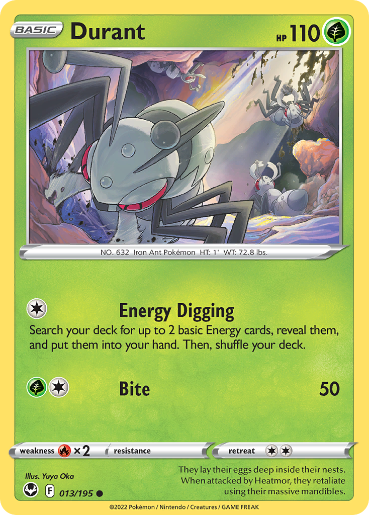 Durant - 13/195 - Silver Tempest SWSH12 - Common