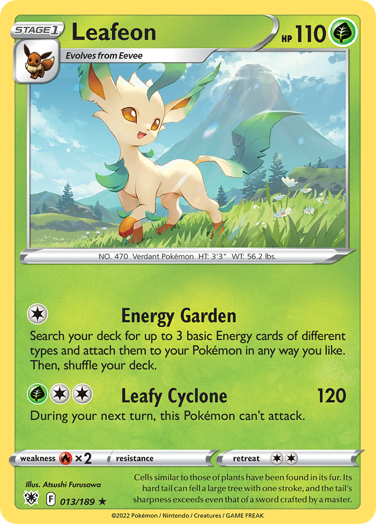 Leafeon - 13/189 - Astral Radiance SWSH10 - Rare