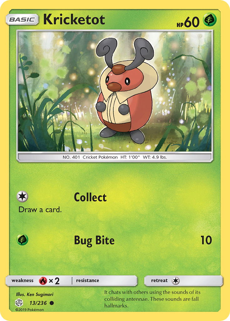 Kricketot - 13/236 - Cosmic Eclipse SM12 - Common