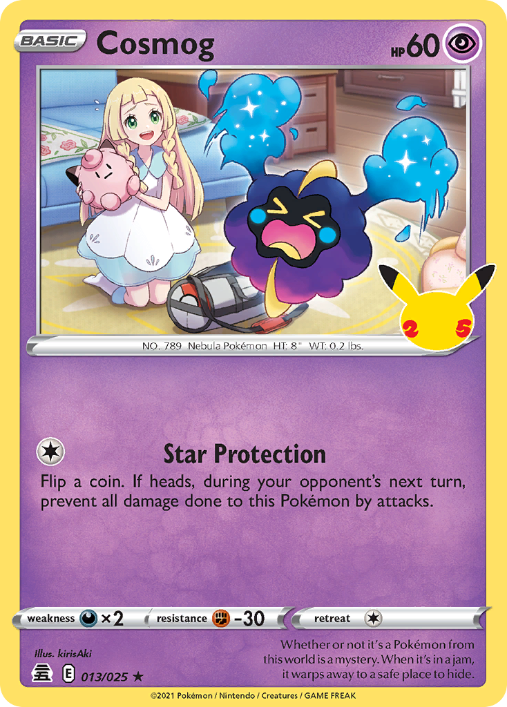 Cosmog - 13/25 - Celebrations CEL25 - Rare