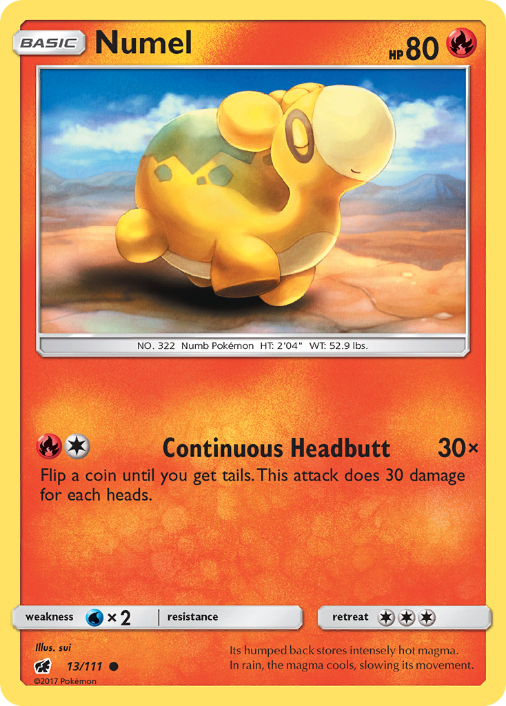 Numel - 13/111 - Crimson Invasion SM4 - Common