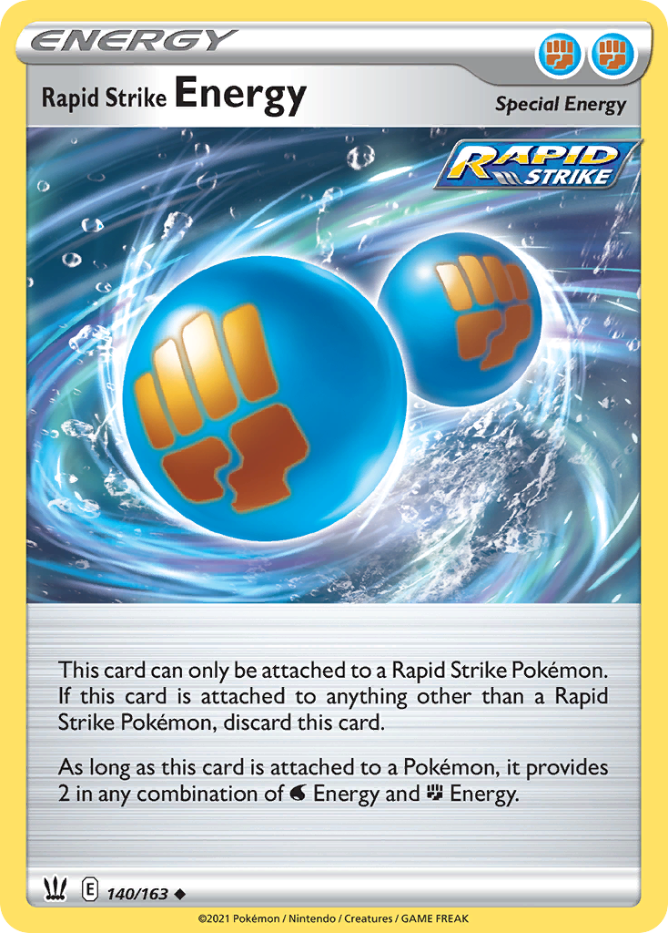 Rapid Strike Energy - 140/163 - Battle Styles SWSH5 - Uncommon