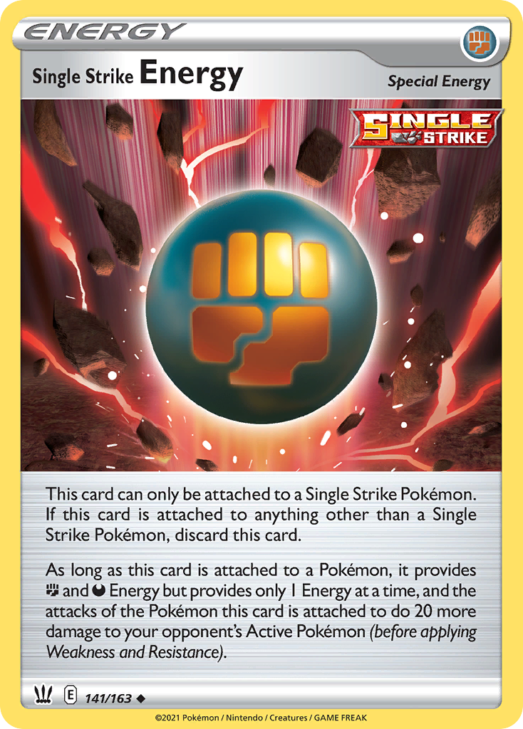 Single Strike Energy - 141/163 - Battle Styles SWSH5 - Uncommon