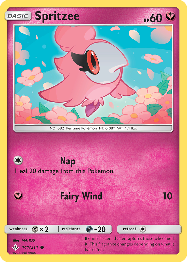Spritzee - 141/214 - Unbroken Bonds SM10 - Common