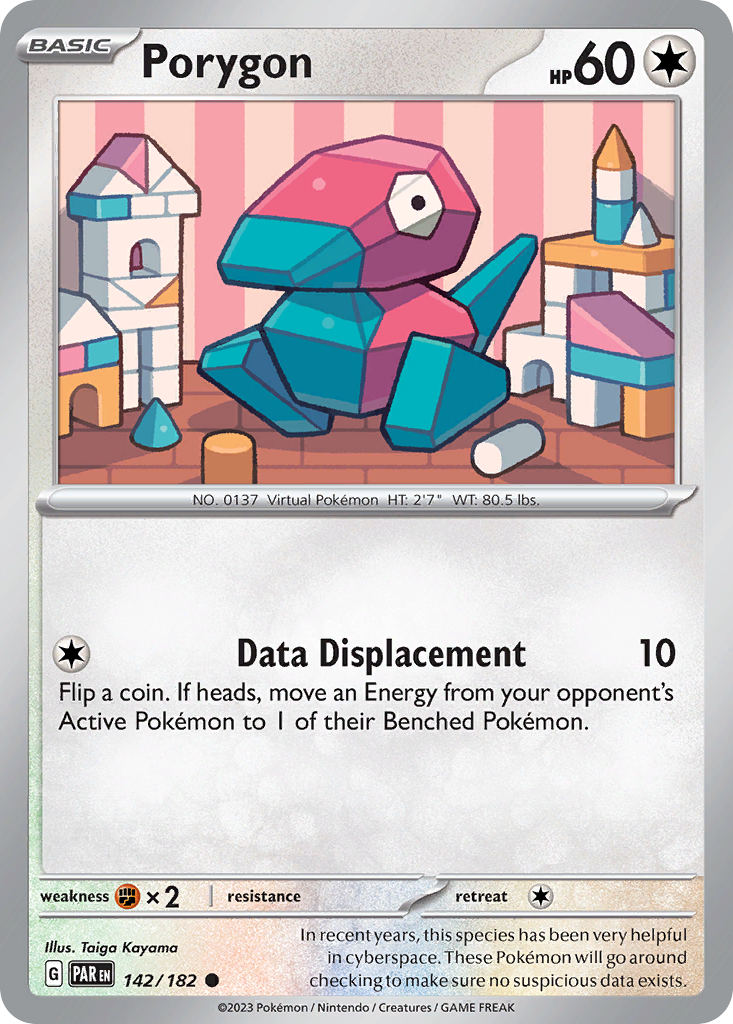 Porygon - 142/182 - Paradox Rift SV4 - Common