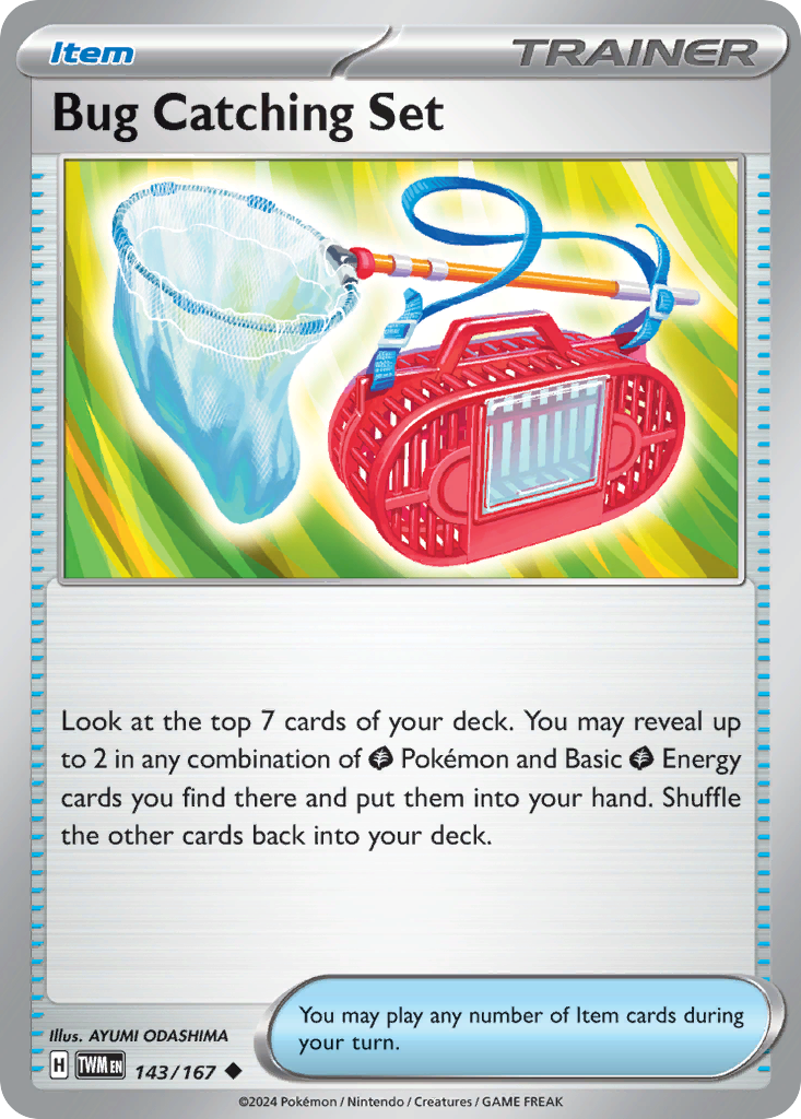 Carta Pokémon Bug Catching Set de Twilight Masquerade #143