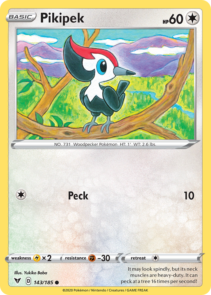 Pikipek - 143/185 - Vivid Voltage SWSH4 - Common