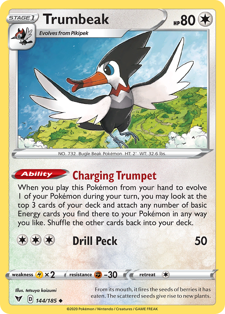 Trumbeak - 144/185 - Vivid Voltage SWSH4 - Uncommon
