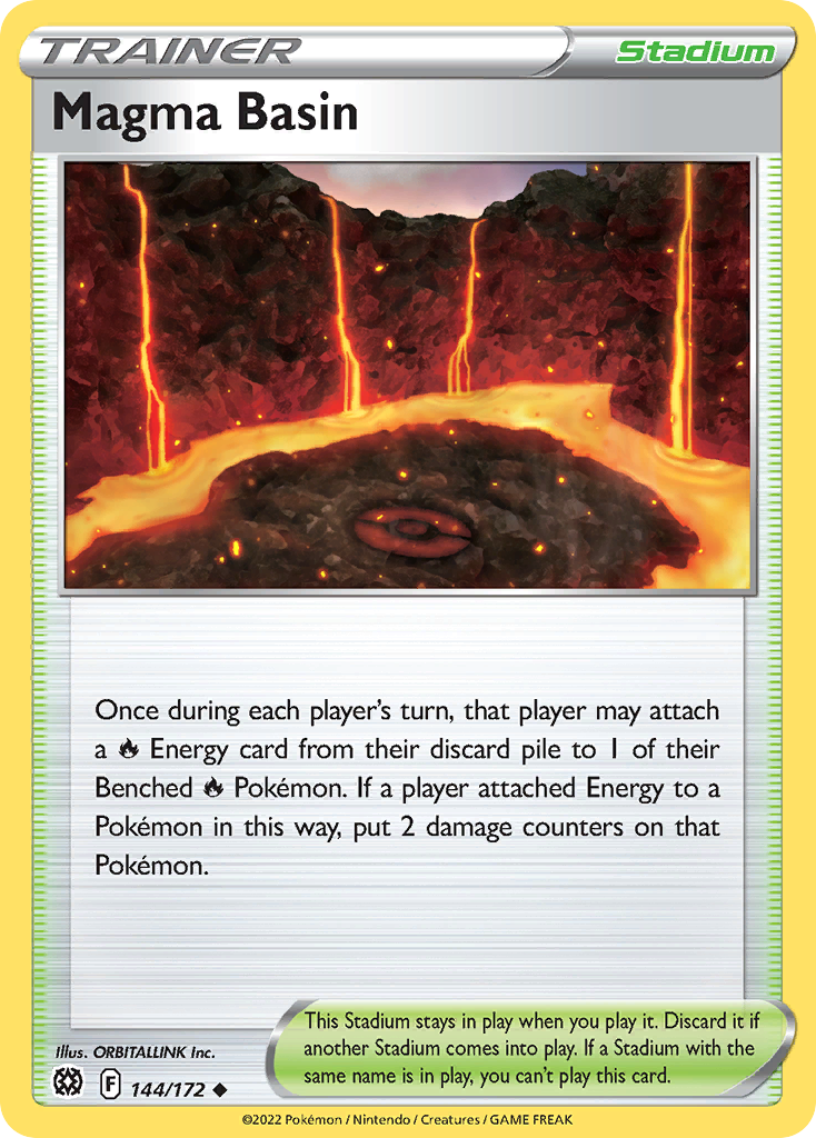 Magma Basin - 144/172 - Brilliant Stars SWSH9 - Uncommon