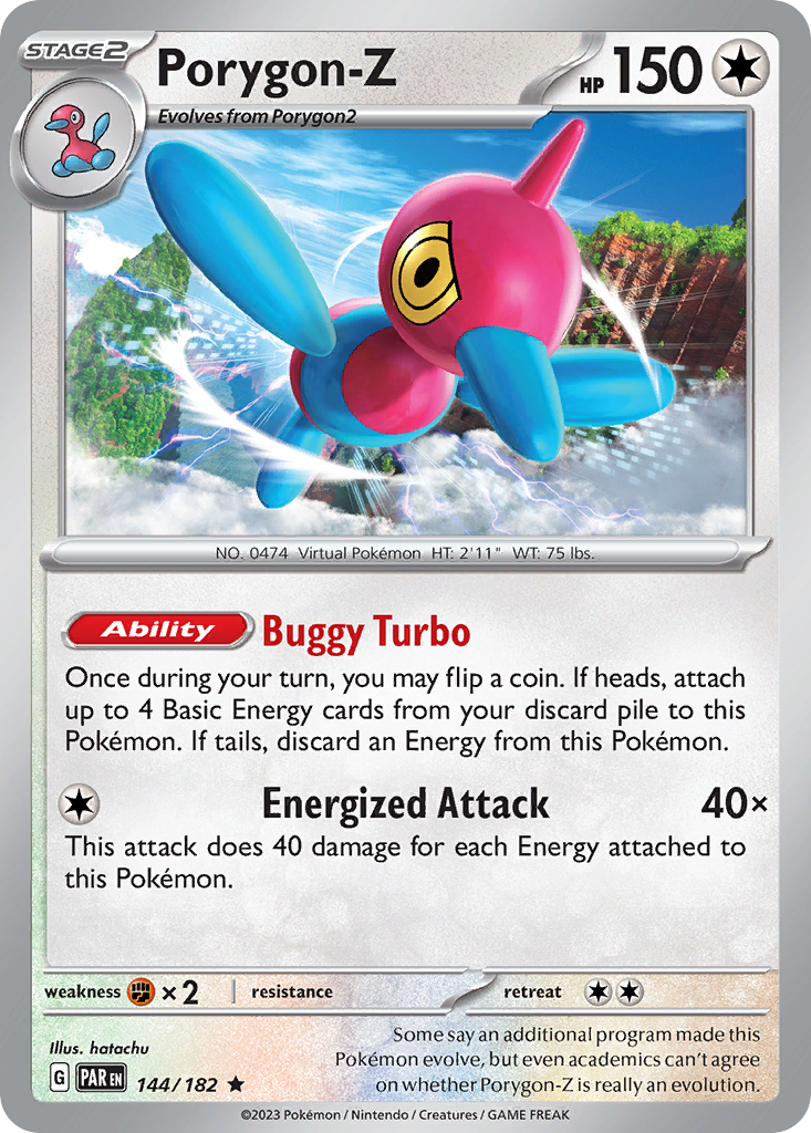 Porygon-Z - 144/182 - Paradox Rift SV4 - Rare