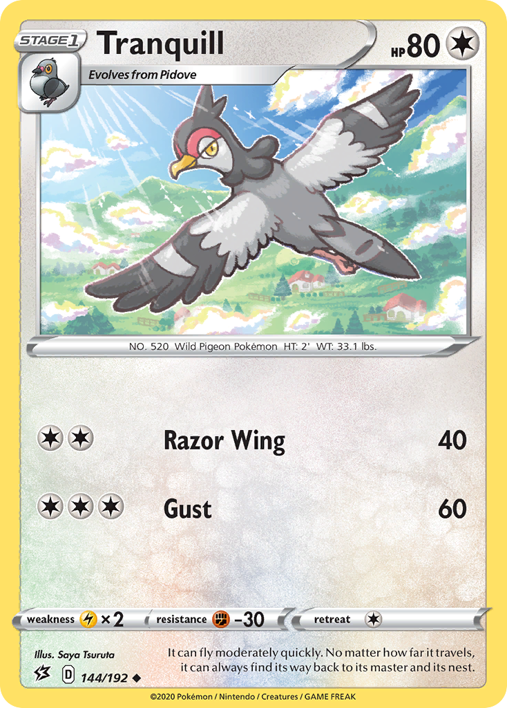 Tranquill - 144/192 - Rebel Clash SWSH2 - Uncommon