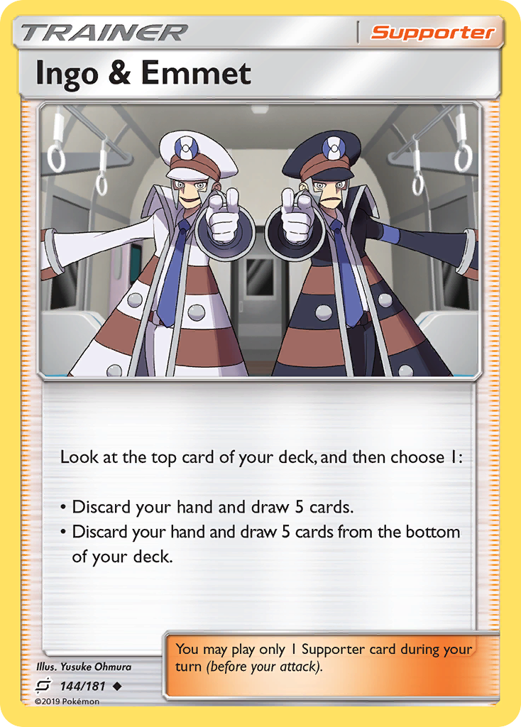 Ingo & Emmet - 144/181 - Team Up SM9 - Uncommon