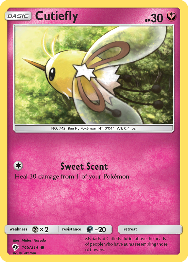 Cutiefly - 145/214 - Lost Thunder SM8 - Common