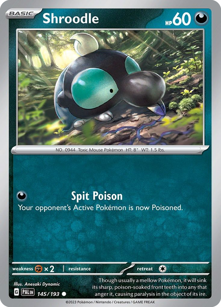 Shroodle - 145/193 - Paldea Evolved SV2 - Common