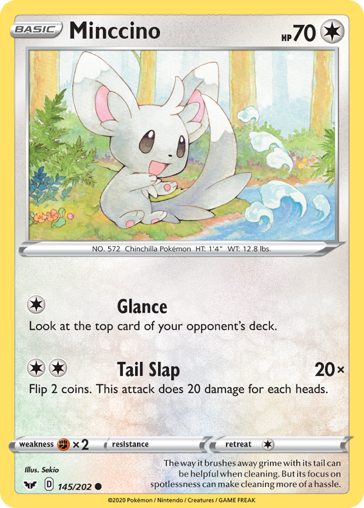 Minccino - 145/202 - Sword & Shield SWSH1 - Common