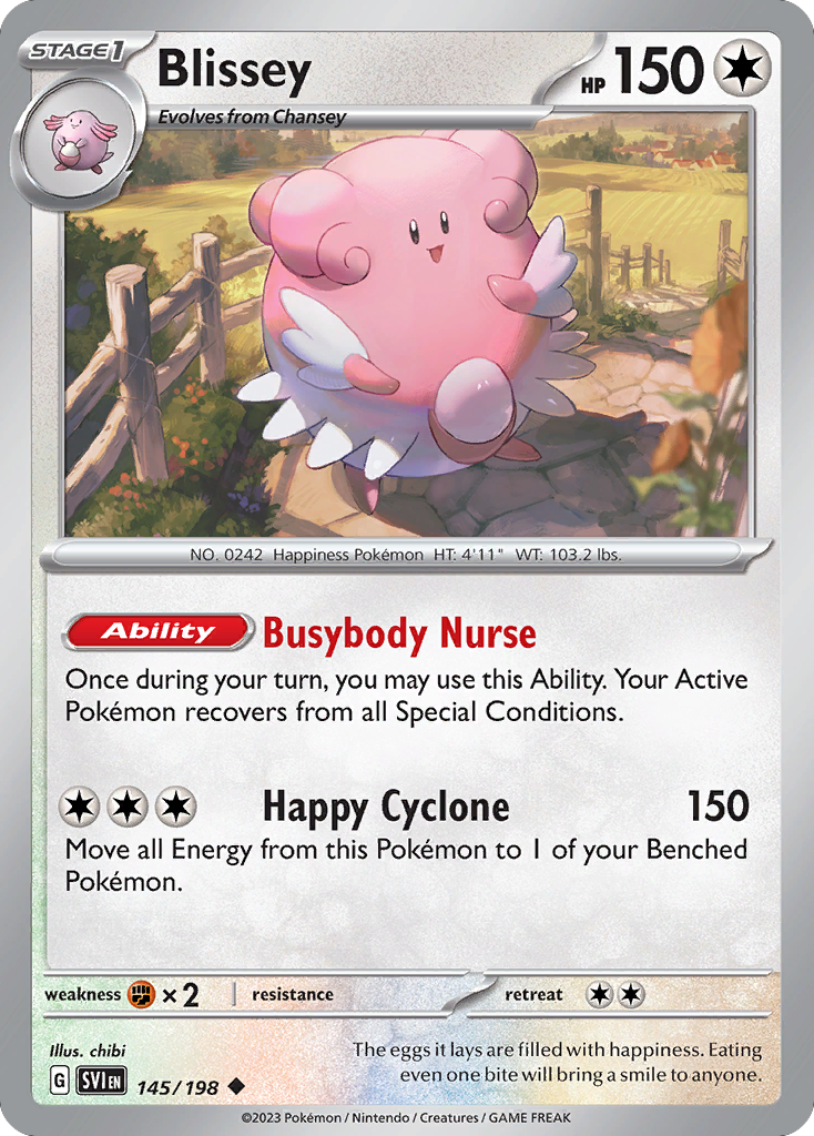 Blissey - 145/198 - Scarlet & Violet SV1 - Uncommon