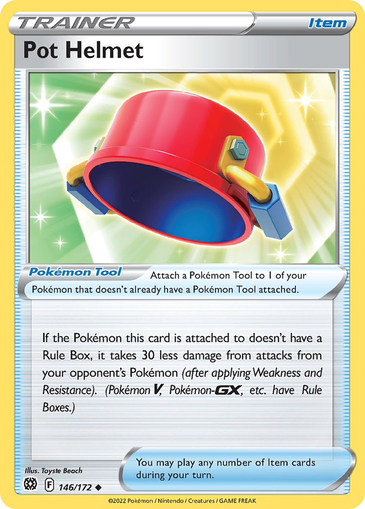 Pot Helmet - 146/172 - Brilliant Stars SWSH9 - Uncommon