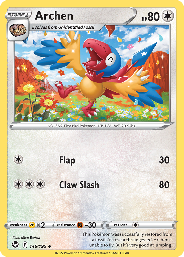 Archen - 146/195 - Silver Tempest SWSH12 - Uncommon