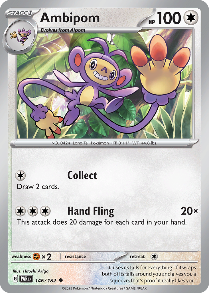 Ambipom - 146/182 - Paradox Rift SV4 - Uncommon