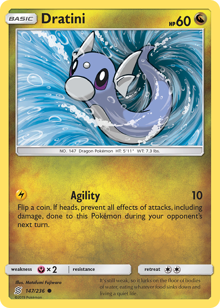 Dratini - 147/236 - Unified Minds SM11 - Common