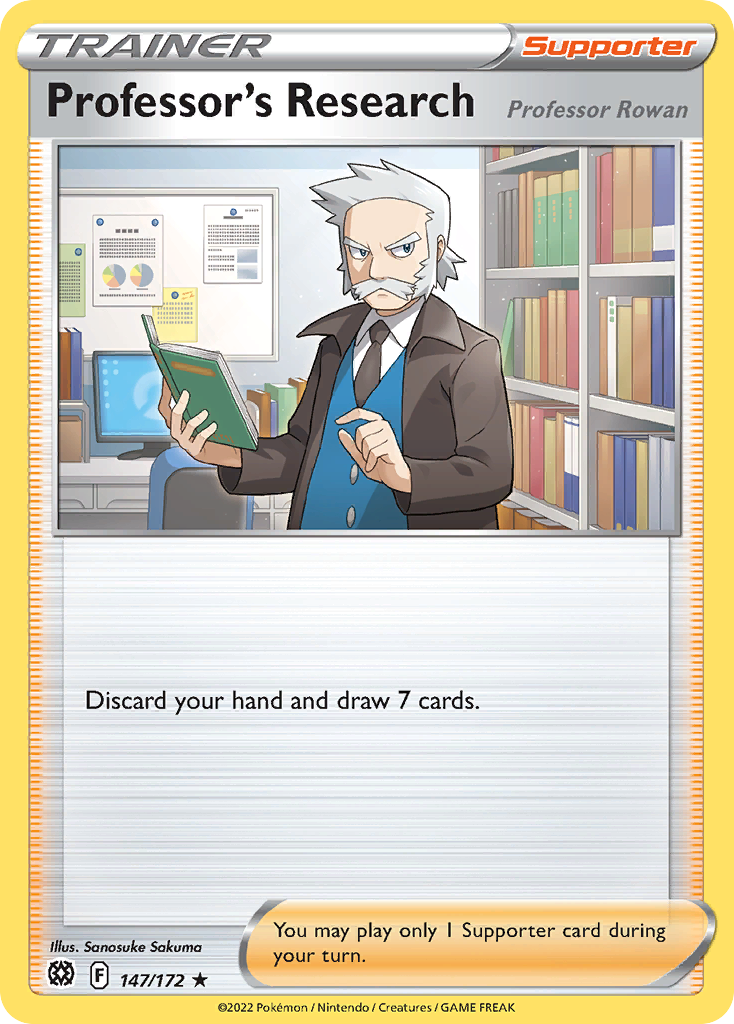 Professor's Research - 147/172 - Brilliant Stars SWSH9 - Rare Holo